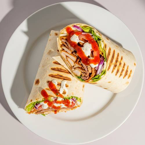 Mixed Lamb Doner & Chicken Doner Wrap 