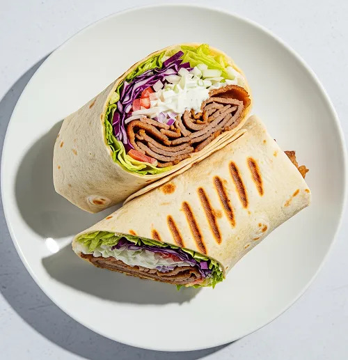 Med Lamb Donner Wrap Meal 