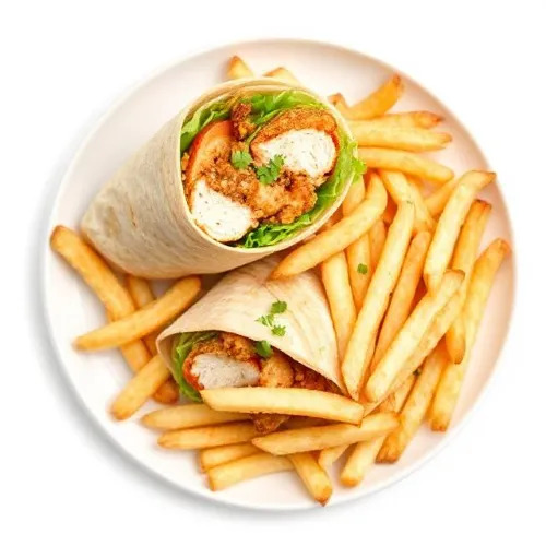 Med Chicken Strips Wrap Meal 