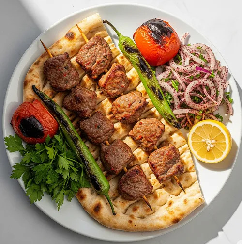Med Lamb Shish Kebab Meal 