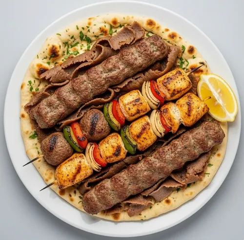 Med Mixed Kebab Meal 
