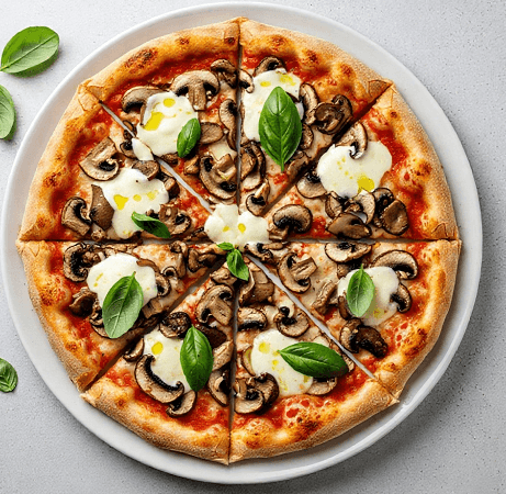 14" Funghi Pizza 