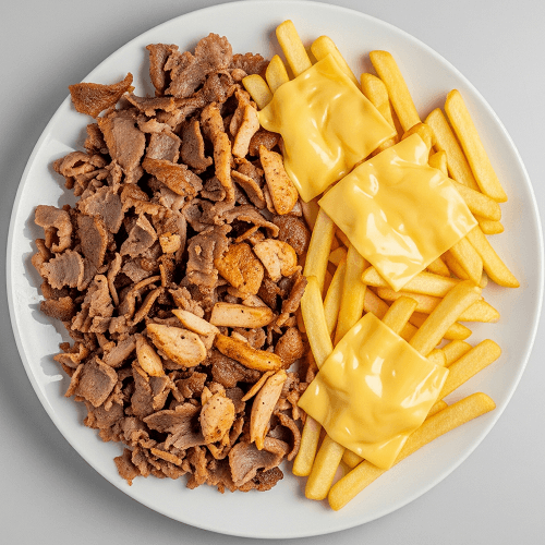 Med Doner Meat & Chips 
