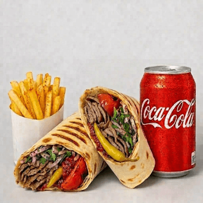 Med Lamb Donner Kebab Meal 